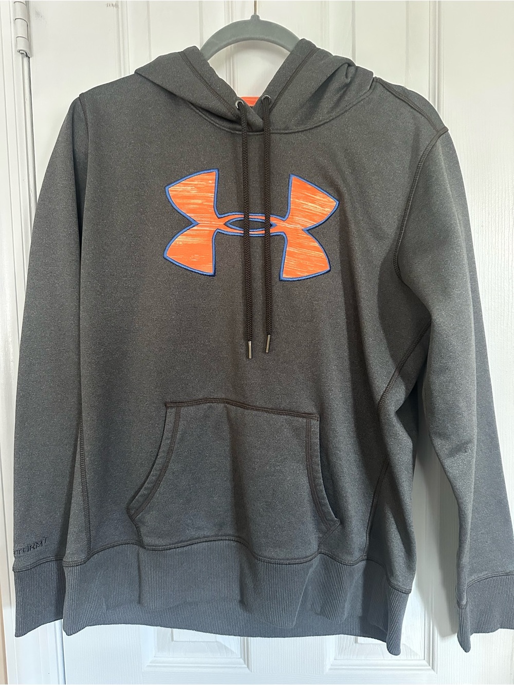 Under Armour Women’s Storm Fleece Hoodie – Charcoal & Orange